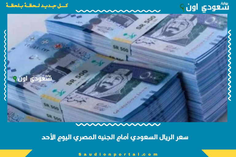 سعر الريال السعودي أمام الجنيه المصري اليوم الأحد